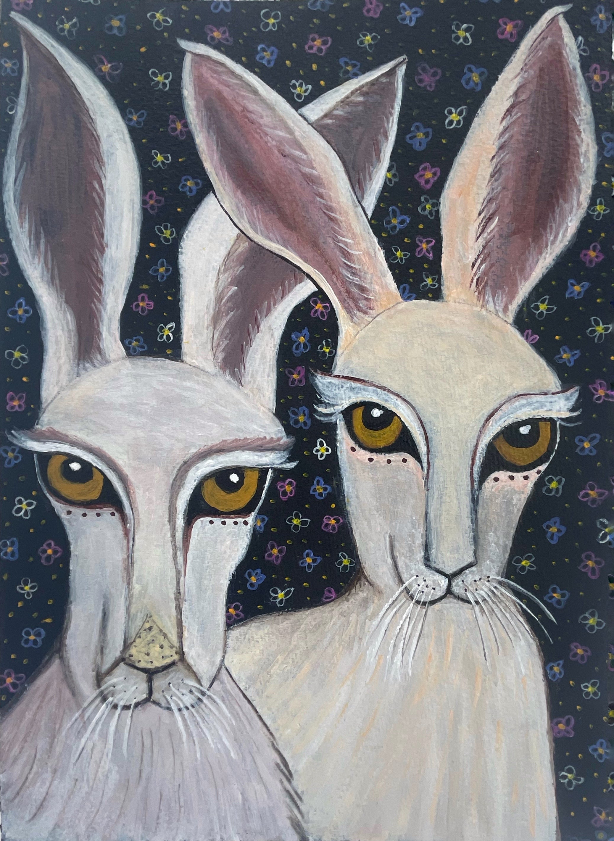 Art Print - Lovers Amongst the Flowers"